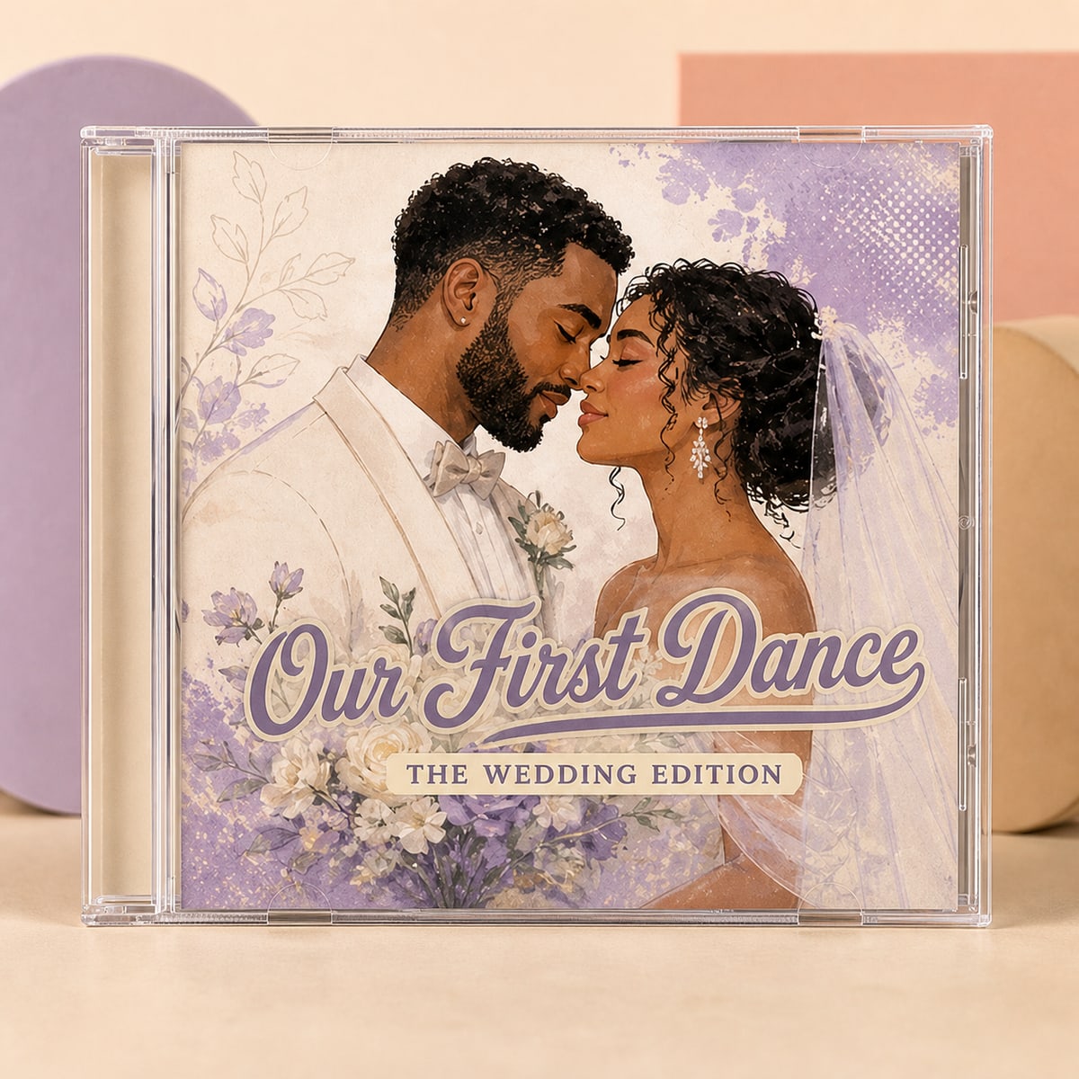 Our First Dance: front of the closed jewel case