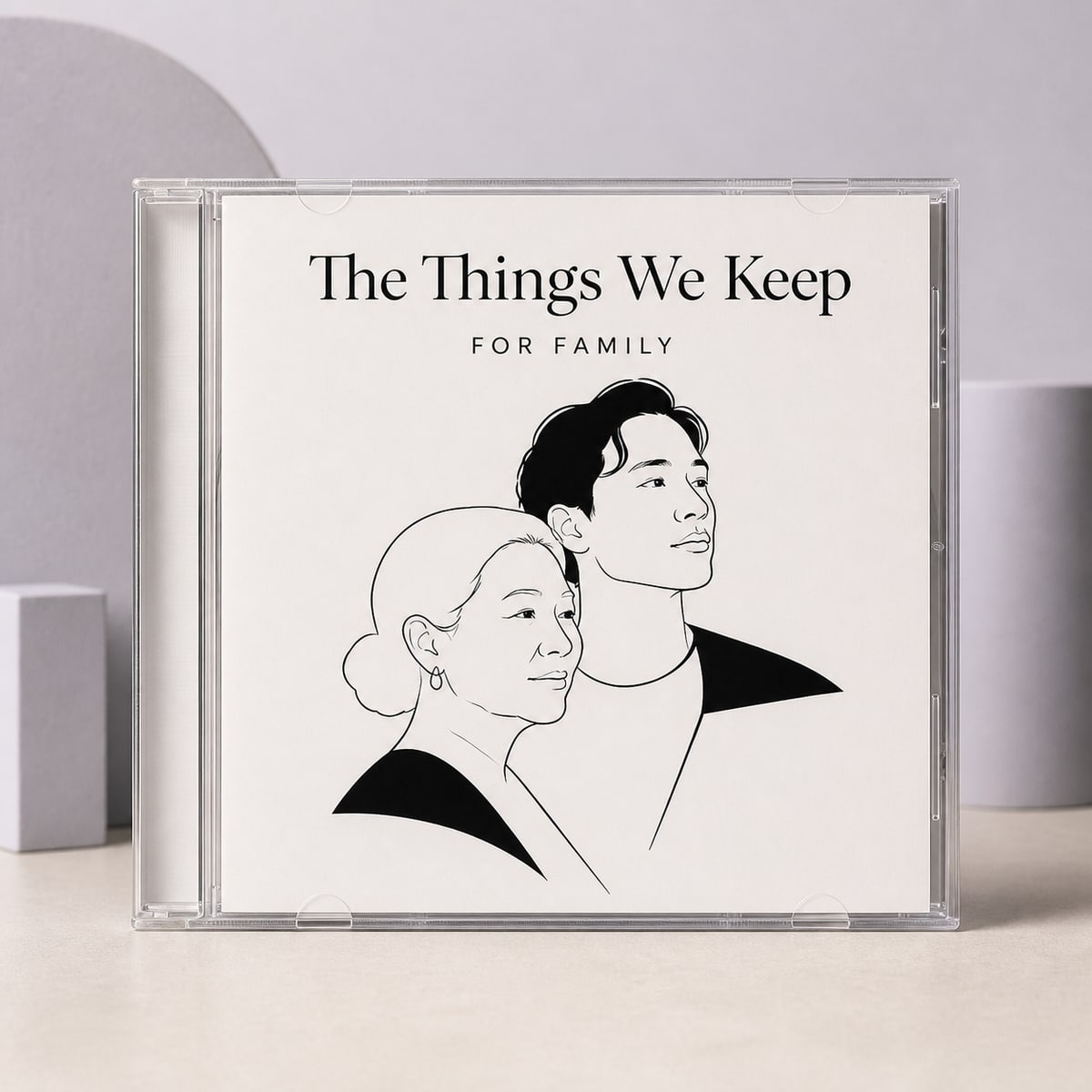 The Things We Keep: front of the closed jewel case